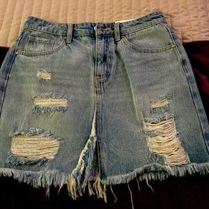 Size S blue Jean skirt, 4/5 new with tags, $45
